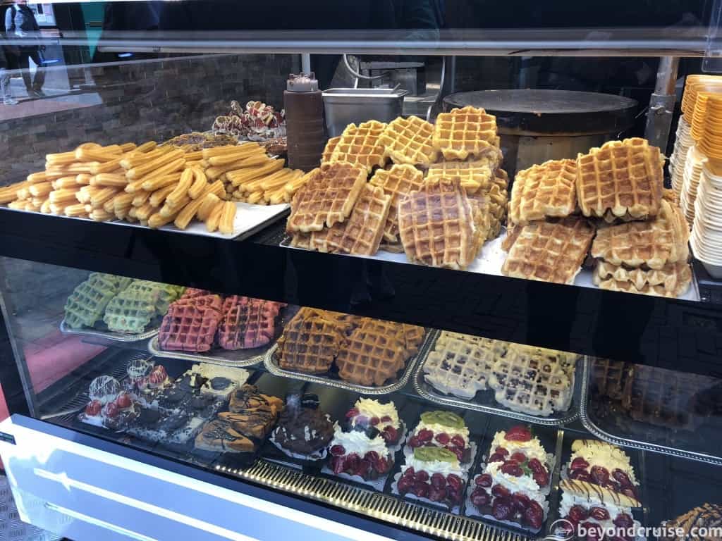 Amsterdam sweet pastries and waffles