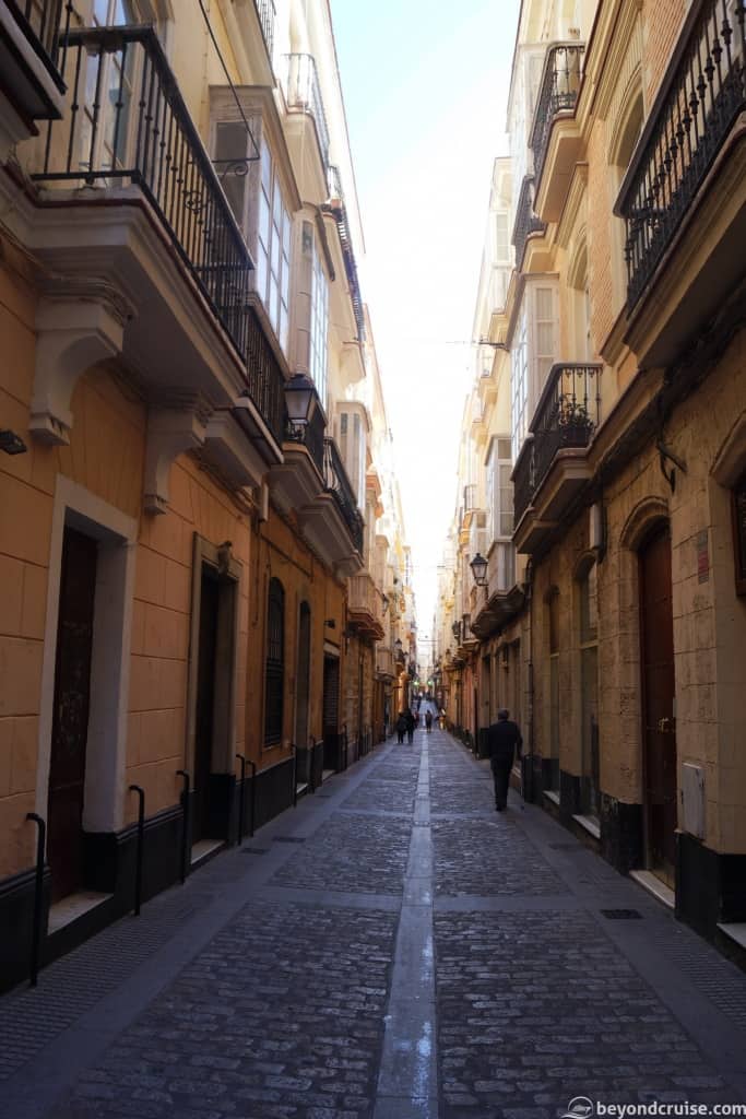 Typical street in Cadiz