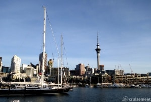 Central Business District in the summer, Auckland, New Zealand