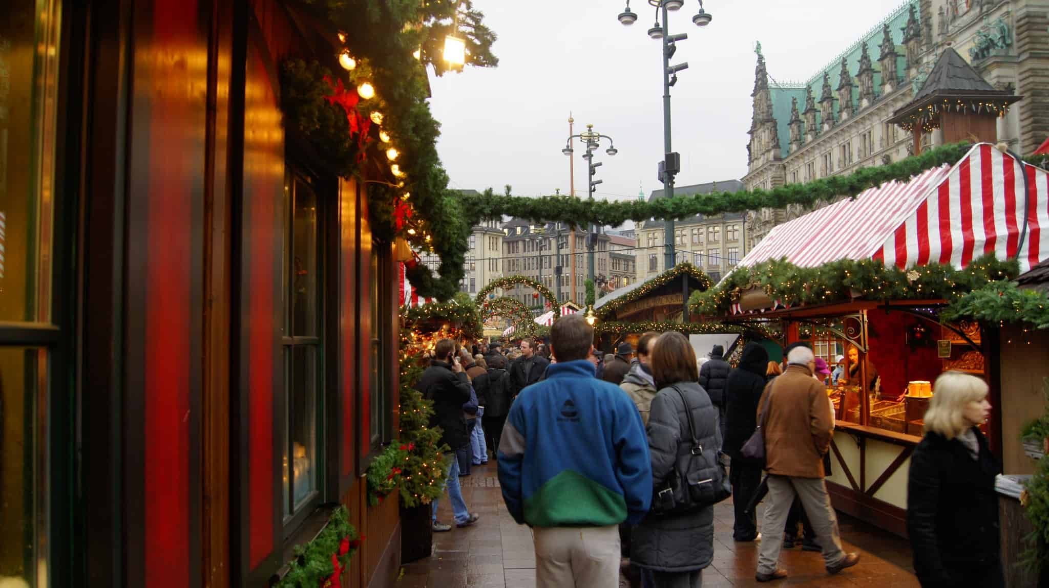 Hamburg's biggest Christmas market