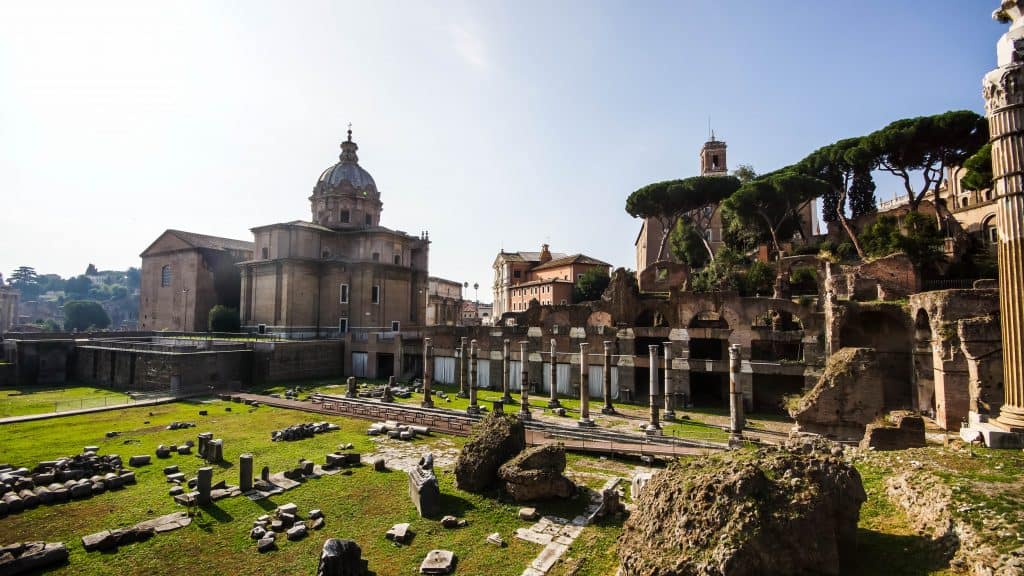 Rome - Caesars Plaza ruins