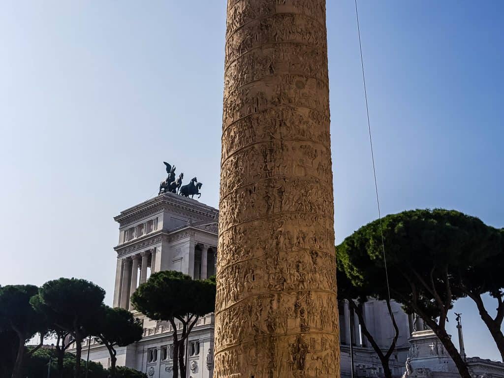 Rome - Trajan's Column scriptures