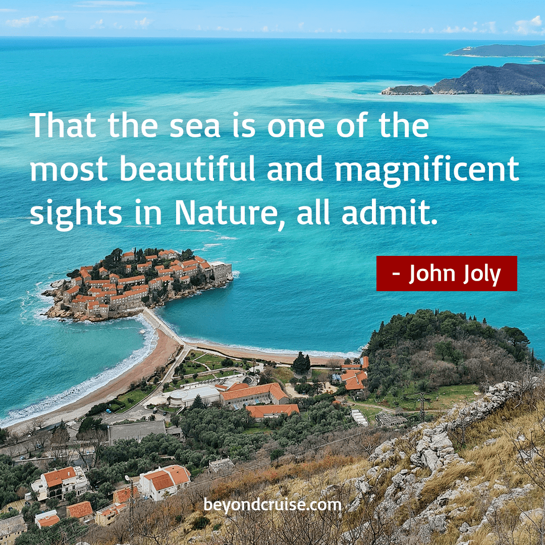 John Joly Sea Quote