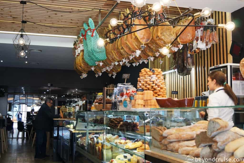 La Coruna ham shop and bakery