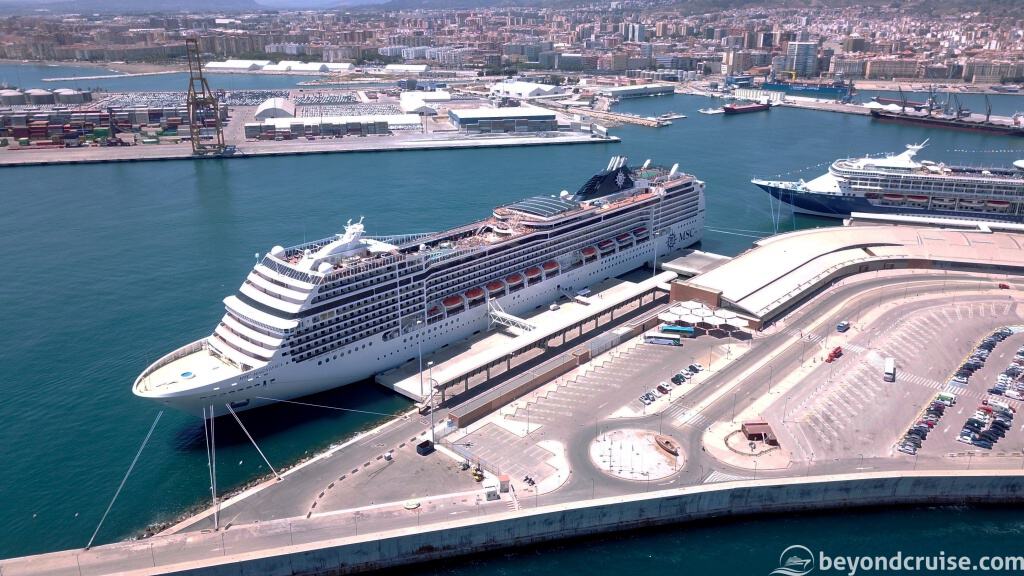 MSC Magnifica in Malaga Cruise Port