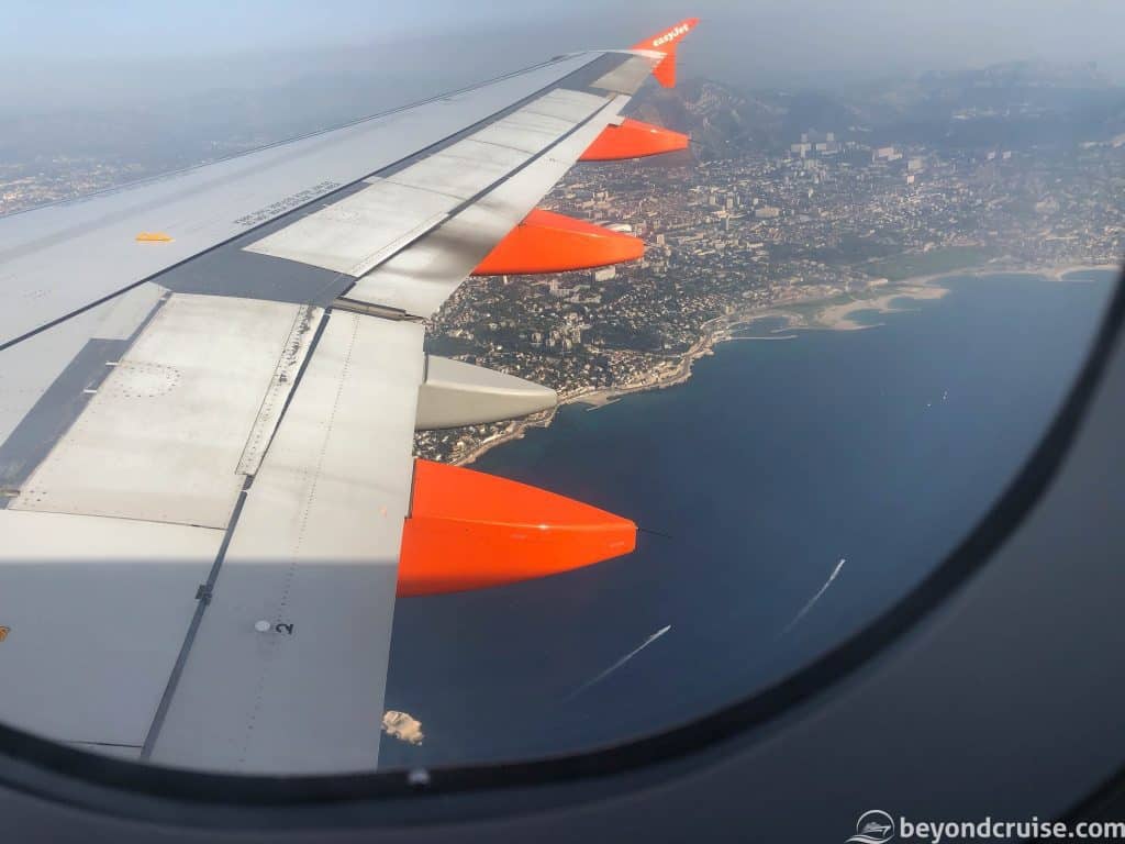 Marseille's coast from the air