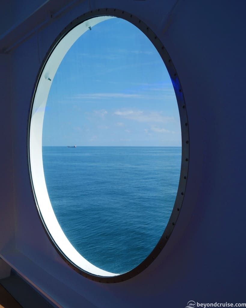 MSC Magnifica Deck 6 sea day window