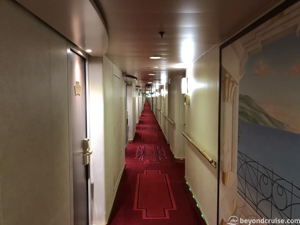 MSC Magnifica long corridors