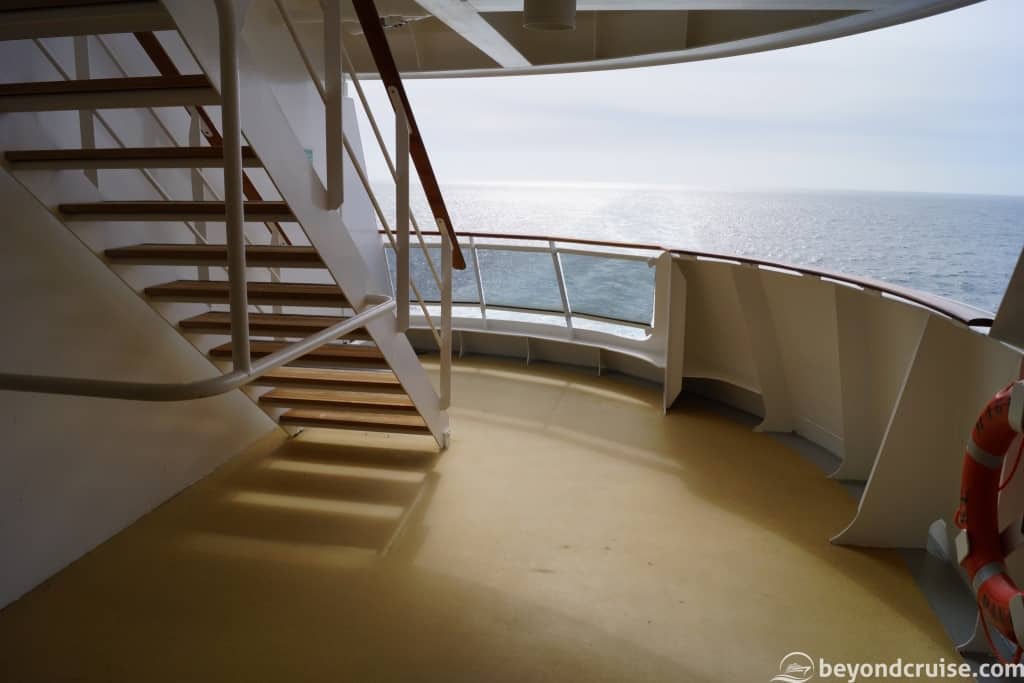 MSC Magnifica hidden area Deck 11 right