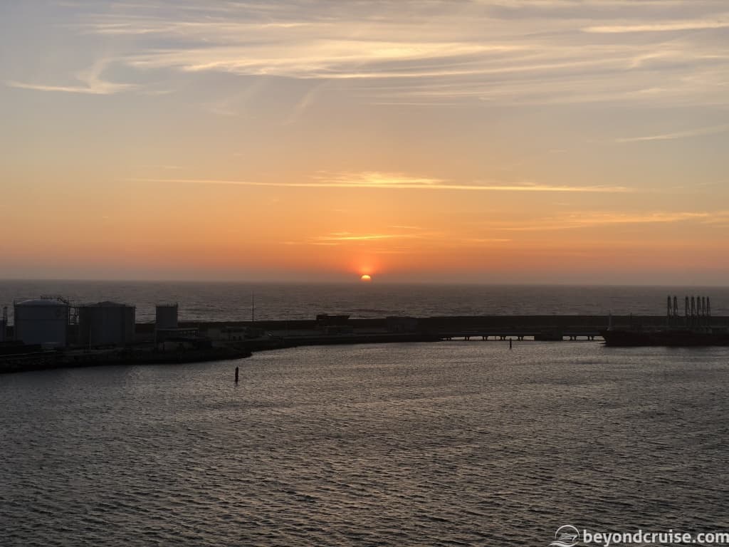 Sunset in Port of Leixoes