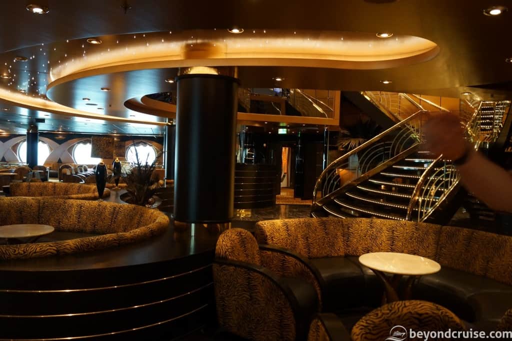 MSC Magnifica Tiger Bar and staircase