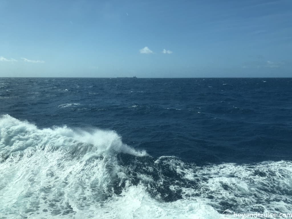 MSC Magnifica - view of the Bay of Biscay