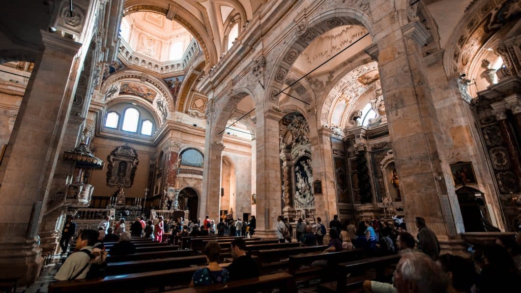 Inside Cagliari Cathedral
