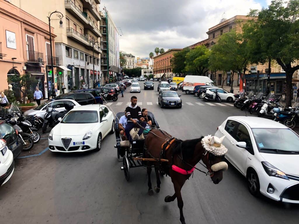Palermo horse and cart transport