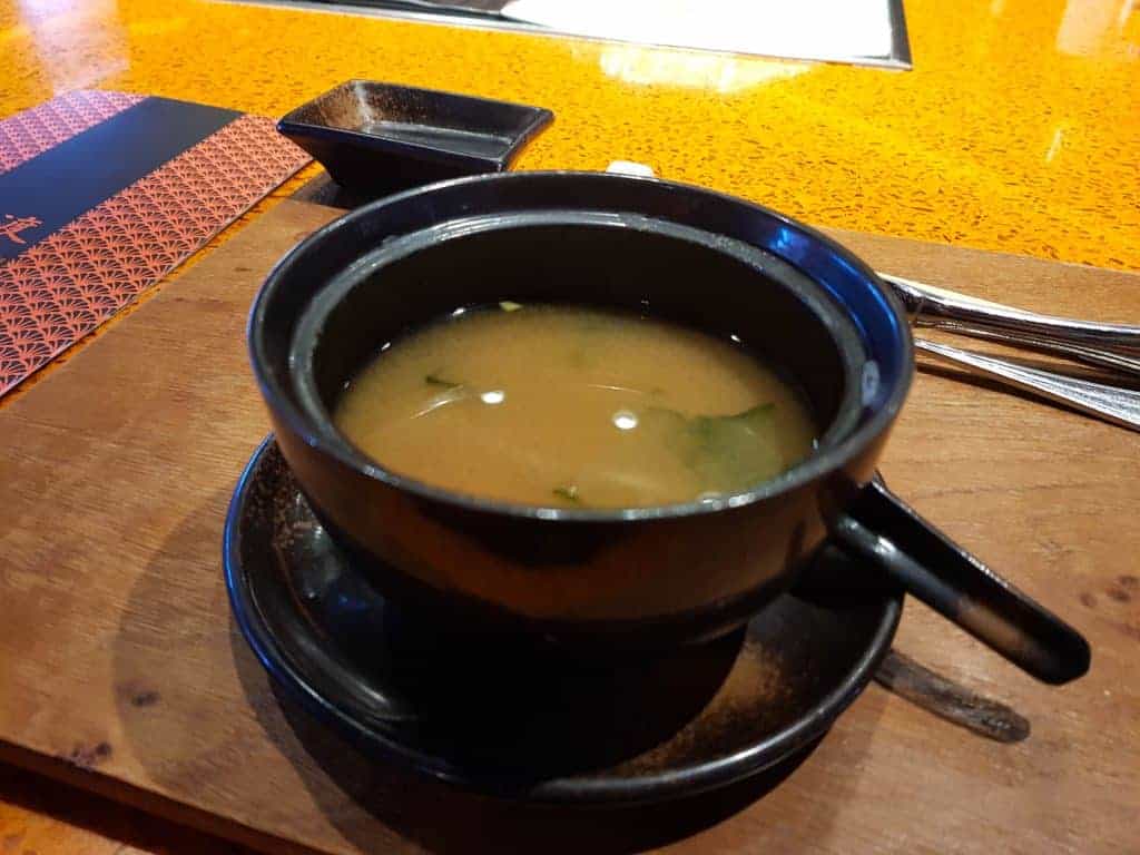 MSC Meraviglia Kaito Teppanyaki – Miso Soup