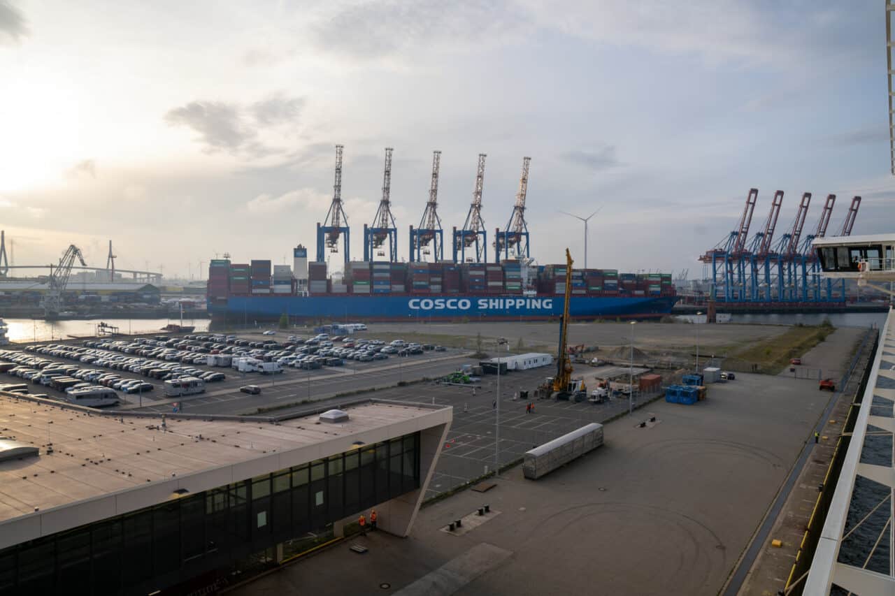 Hamburg Port during the day