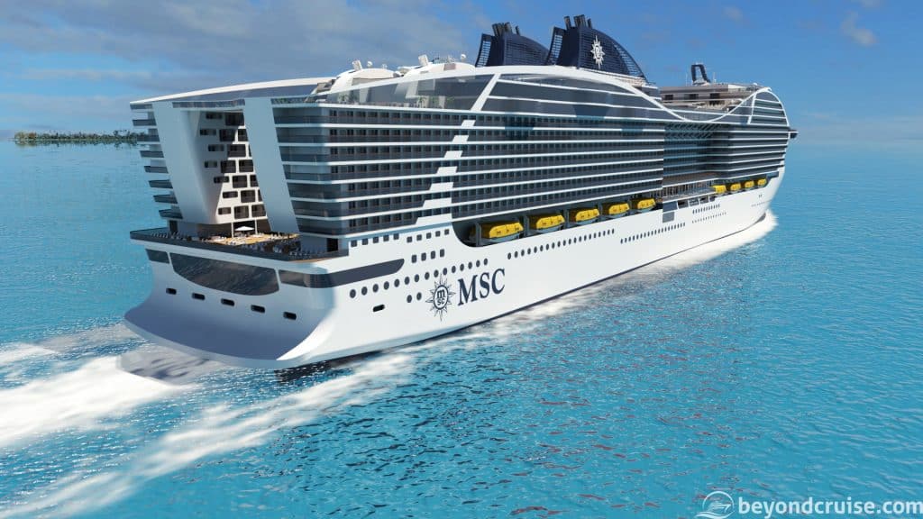 MSC Cruises World-class preview render