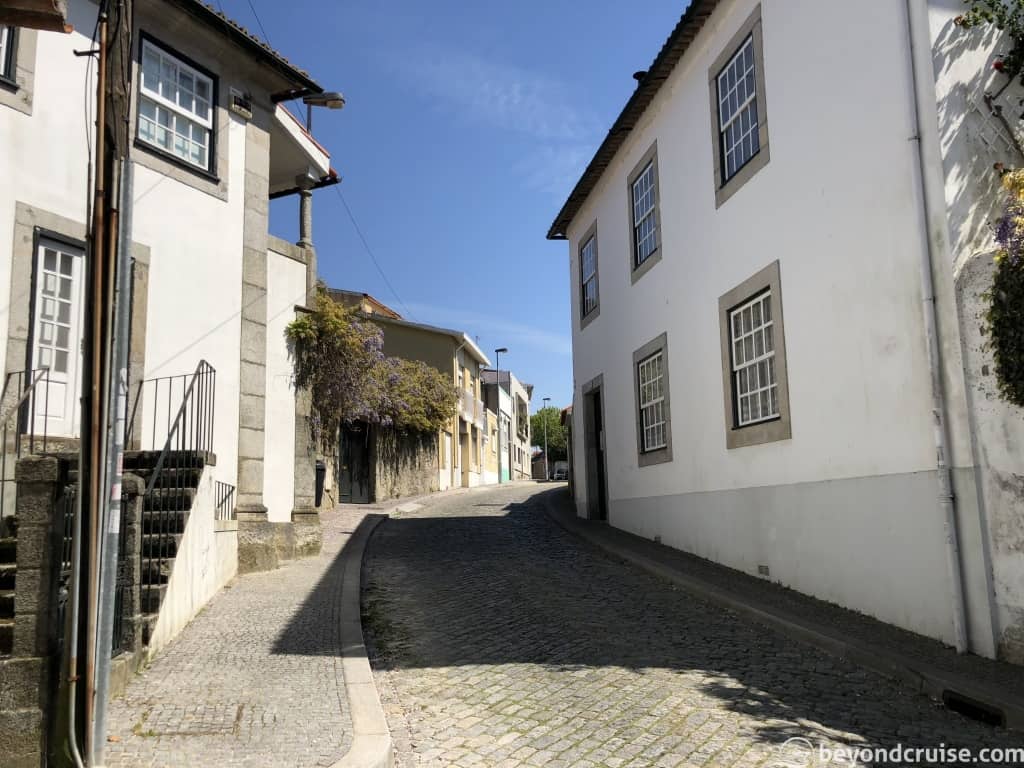 Cobbled streets in Porto