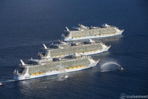 Amazing photos of the three Oasis-class sisters together!