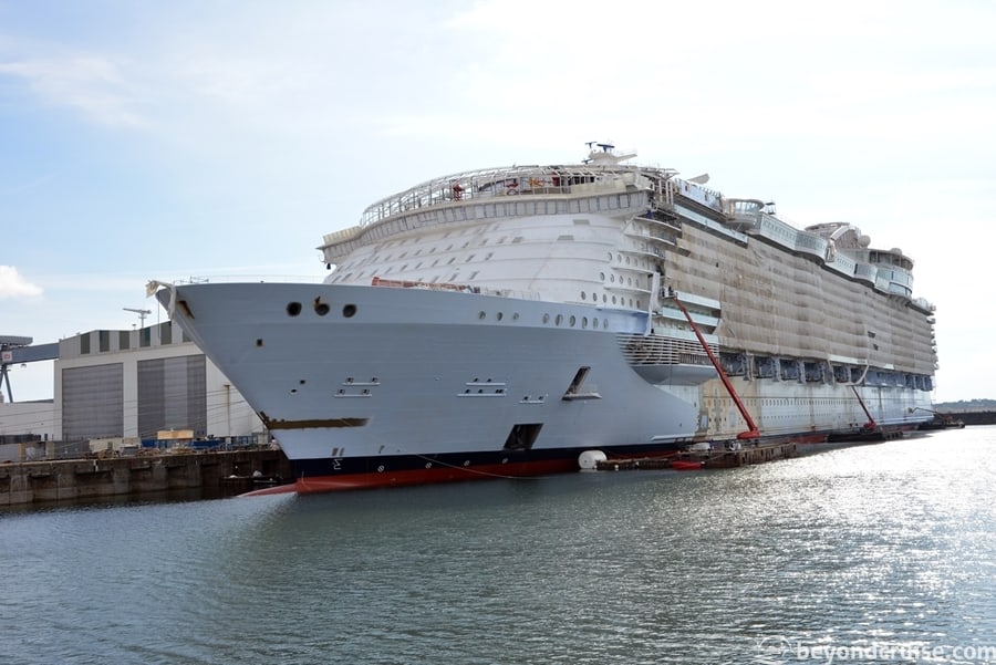 Symphony of the Seas fit out