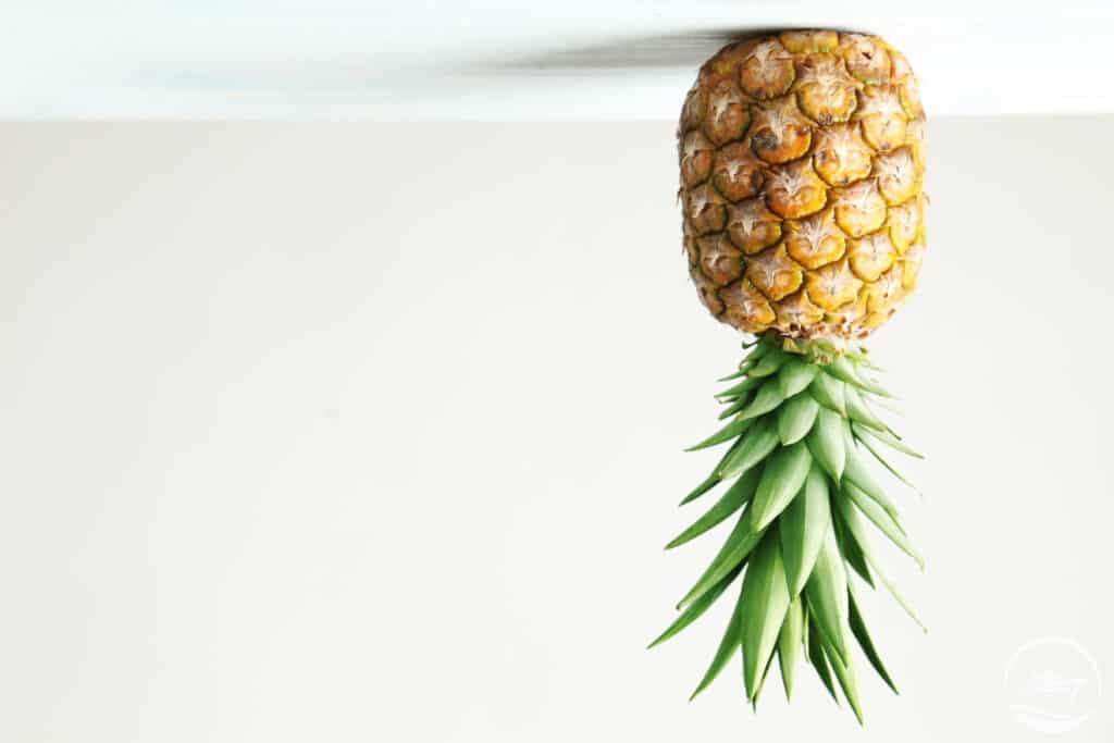 What does an upside down pineapple mean?